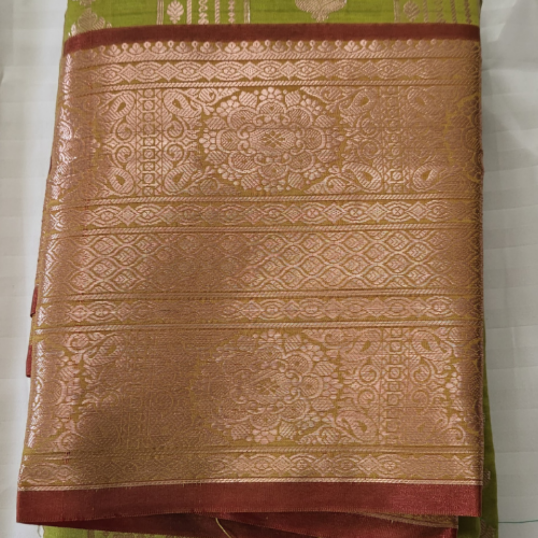 Kanchi Raw Mango Saree - ES150