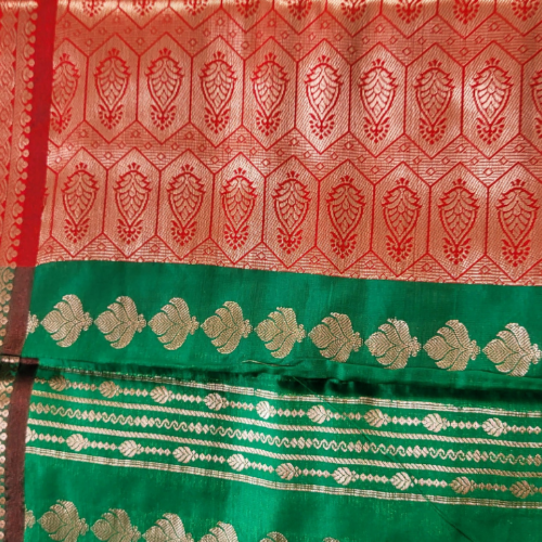 Kanchi Raw Mango Saree - ES150