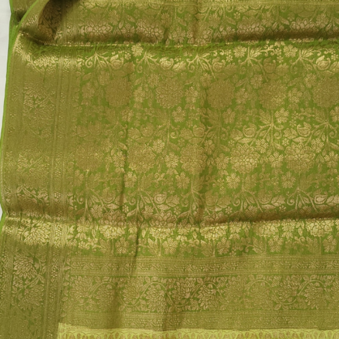 Banaras Georgette Saree MultiColor - ES106