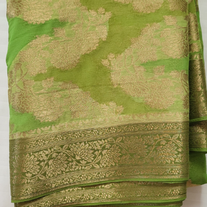 Banaras Georgette Saree MultiColor - ES106