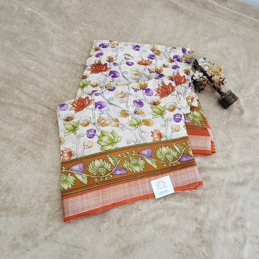 Orenge Mangalagiri Cotton - ES340