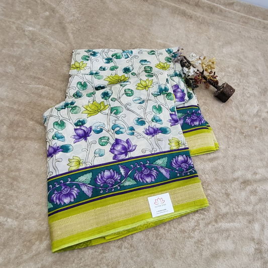 Parrot Mangalagiri Cotton - ES340