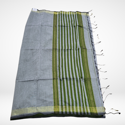 KHADI CHECKS LIGHT GRAY - ES410