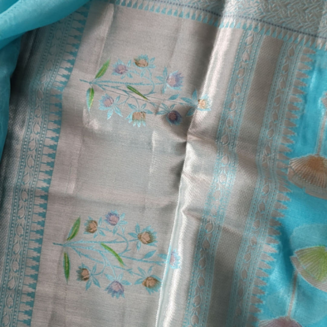 Banaras Organza Saree - ES106