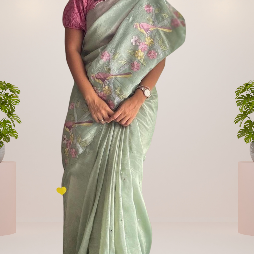 Soft Crush Saree - ES314